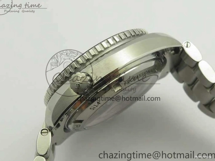 1230 Sleek Planet Ocean Professional Ceramic Bezel 42mm 1:1 MK Best Edition Silver Markers On SS Bracelet A 8085